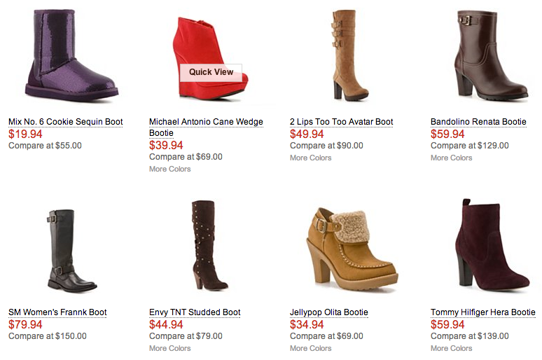 DSW: HUGE Boots Clearance on Top Name Brands! Plus $20.13 off a ...